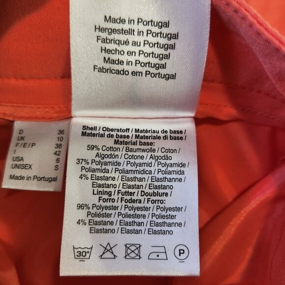 Golfino Golf Skort Womens 6 Coral Stretch Performance Brief Active Outdoor Bold - Picture 11 of 11